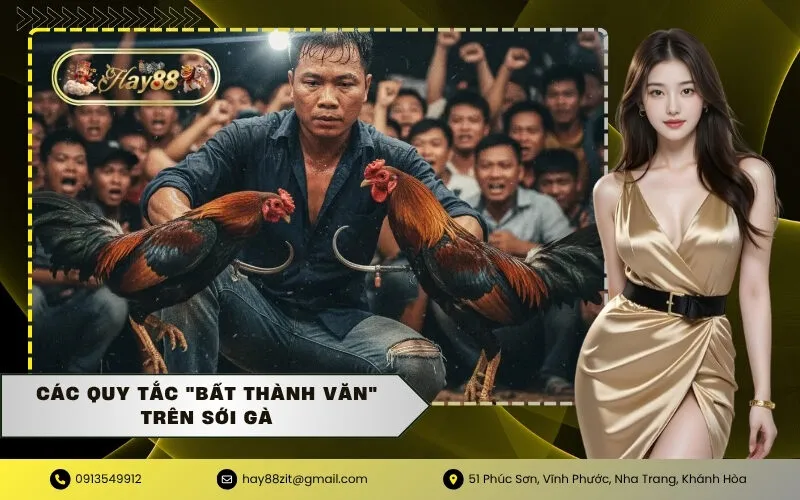 Các quy tắc bất thành văn trên sới gà