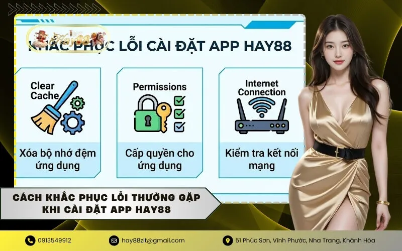 Cách khắc phục lỗi thường gặp khi cài đặt app HAY88