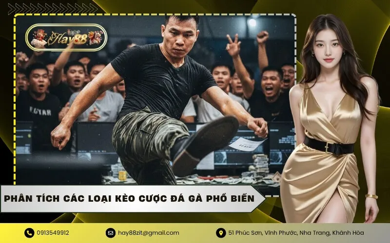 Phân tích các loại kèo cược đá gà phổ biến