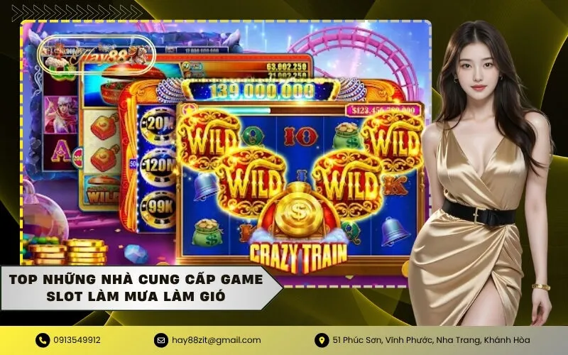 Top những nhà cung cấp Game Slot làm mưa làm gió